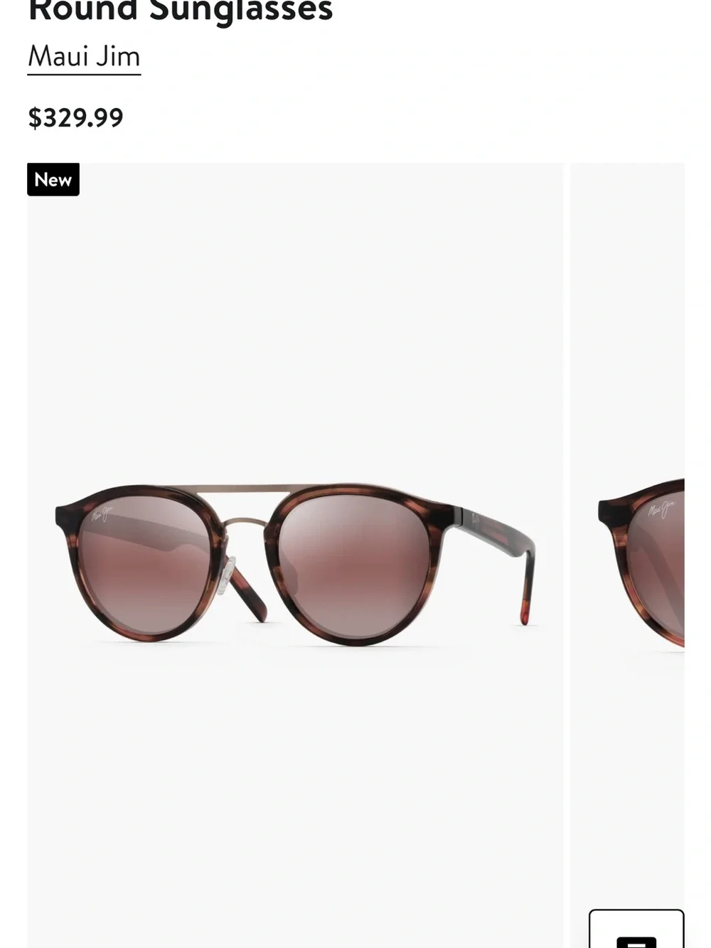 Maui Jim Women's Tortoiseshell Sunglasses - Brown Lenses